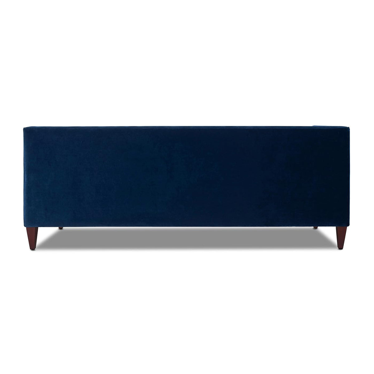 84" Navy Blue Tufted Velvet Sofa D4809