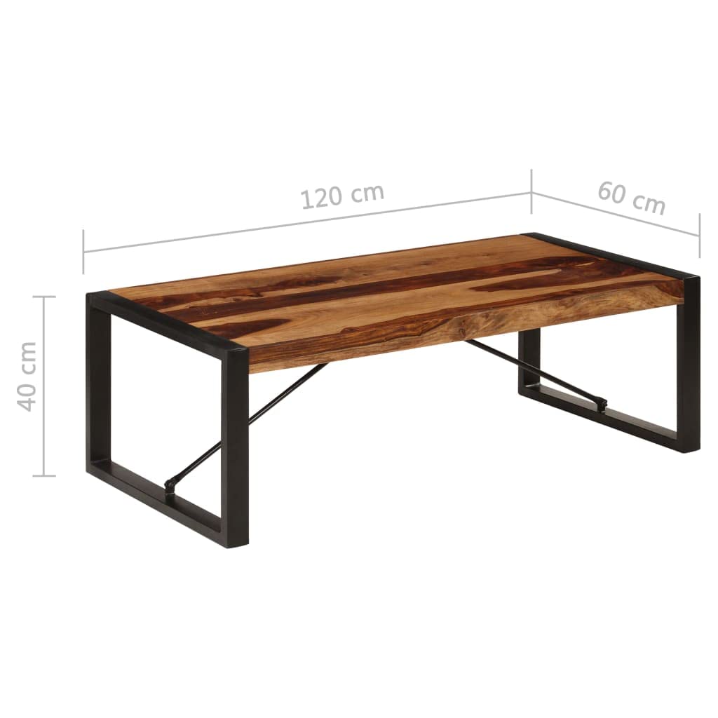 Solid Sheesham Wood Coffee Table J718