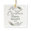 Ceramic 3-inch Square-Shaped Ornament N34605