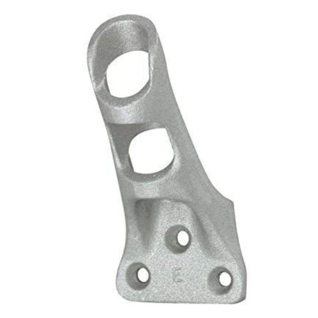 Cast Aluminum Bracket for .75" Outside Diameter Flagpoles in Silver R34989