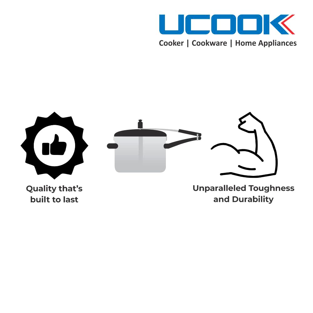 3 Litre Triply Stainless Steel Induction Pressure Cooker A74881