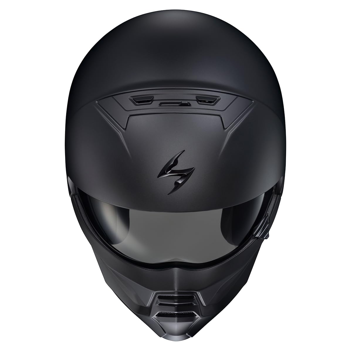 Matte Black Open Face 3/4 Motorcycle Helmet DOT Approved Large Y3049