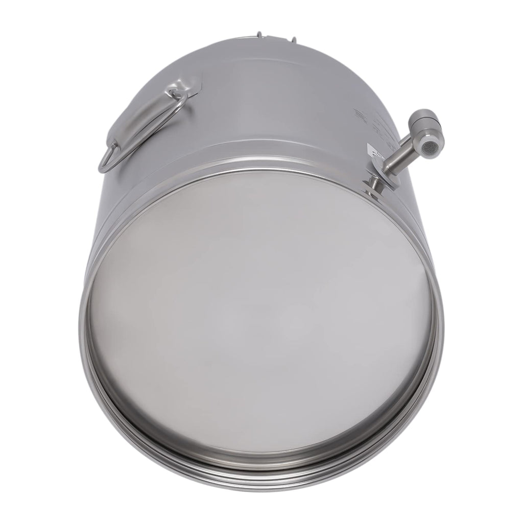 304 Stainless Steel 28L Sealed Lid Faucet Milk Can T2760