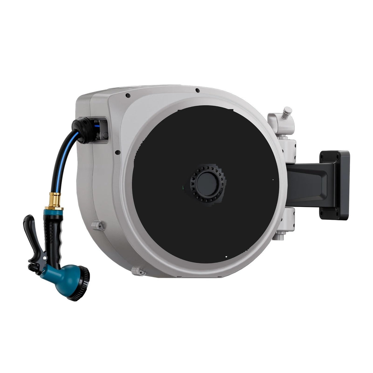 Retractable Garden Hose Reel 5/8 in x 100 ft Wall Mount H17454