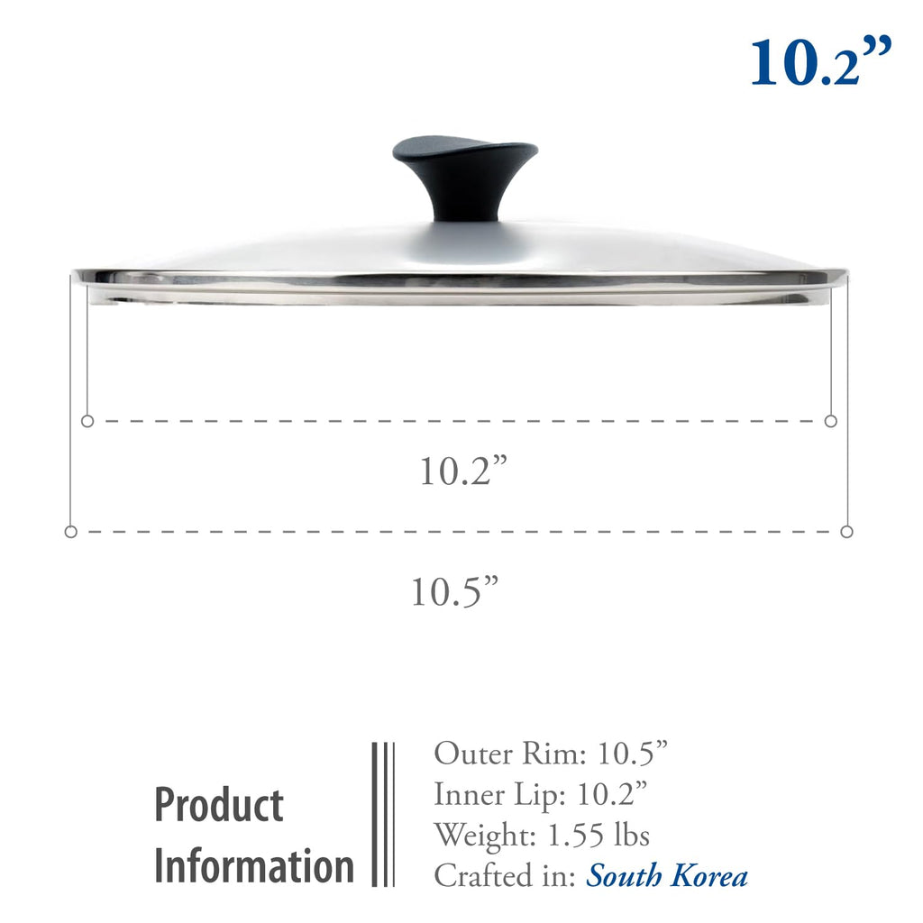 10.2 Inch Tempered Glass Lid N178
