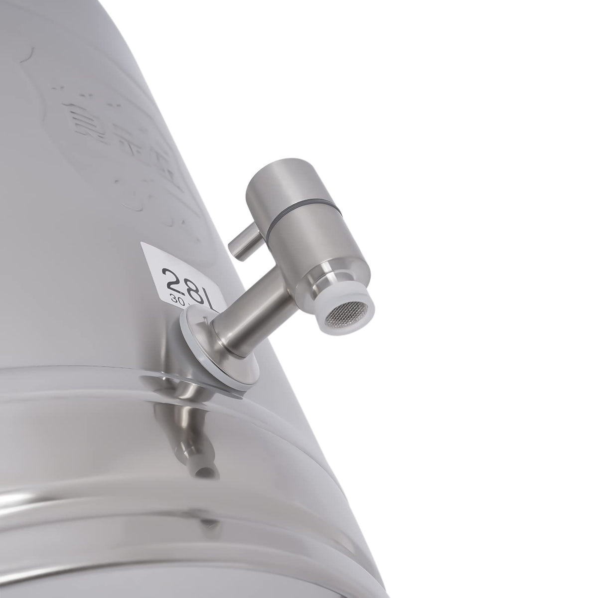 304 Stainless Steel 28L Sealed Lid Faucet Milk Can T2760