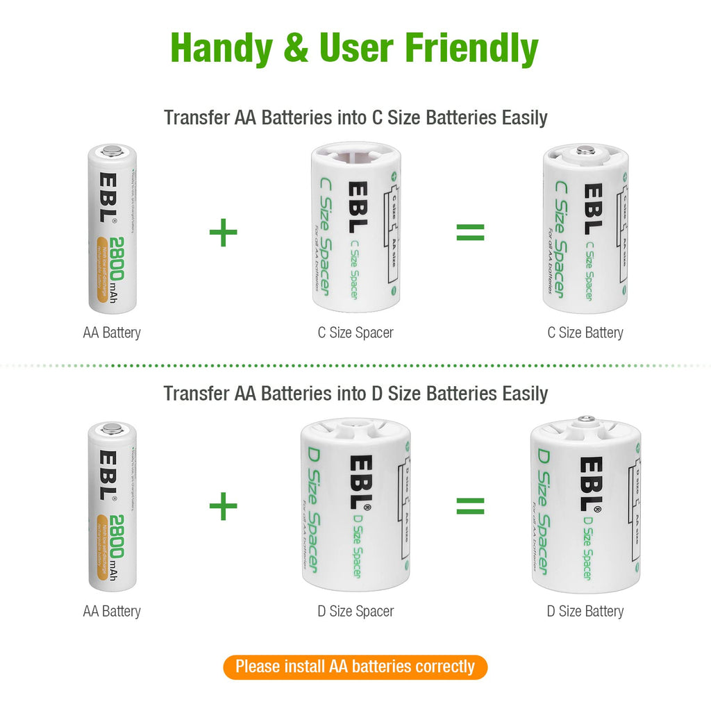 8 Bay LCD Battery Charger with 12 AA and 8 AAA Batteries C905
