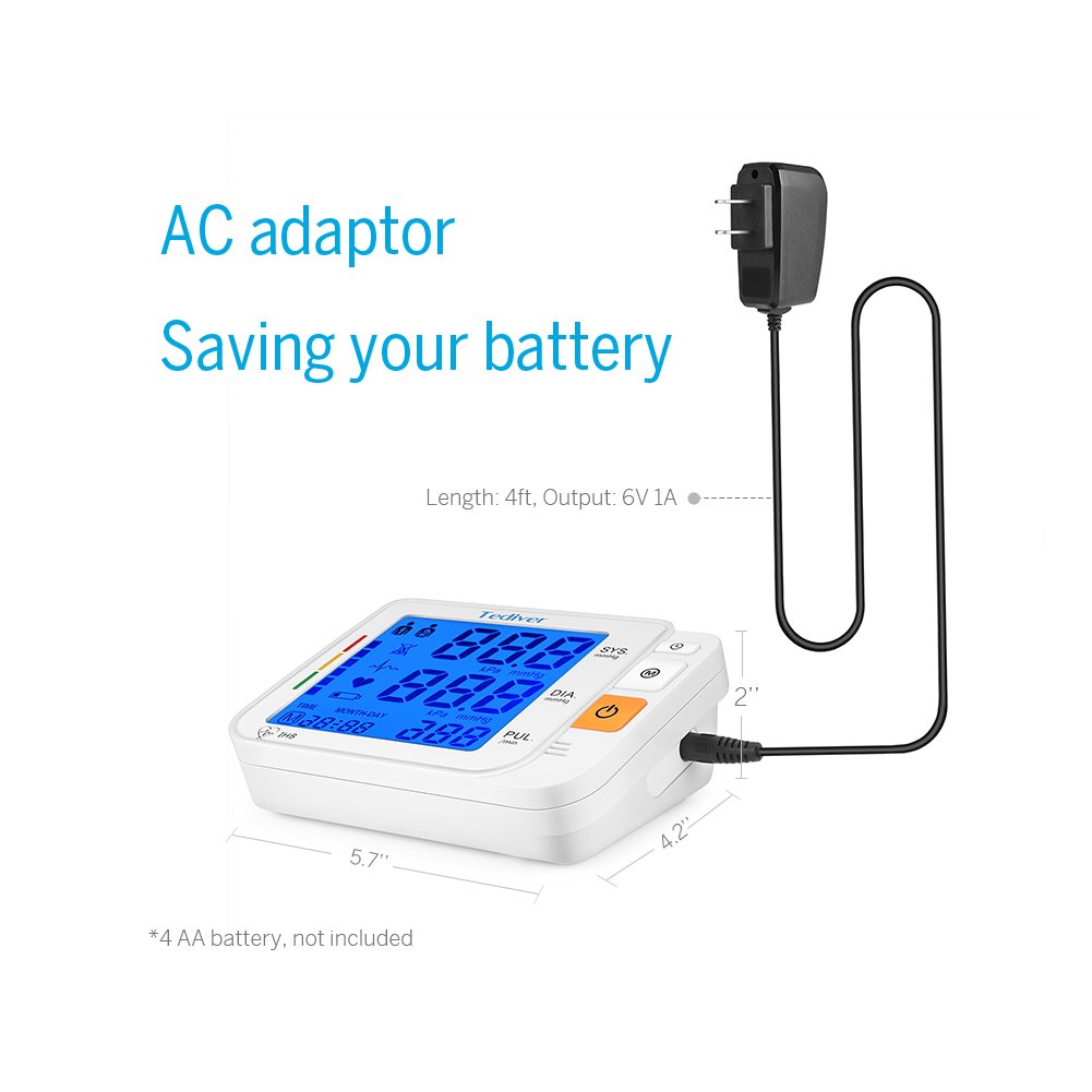 Digital Blood Pressure Monitor, Large Cuff, Upper Arm Blood Pressure Machine P668694