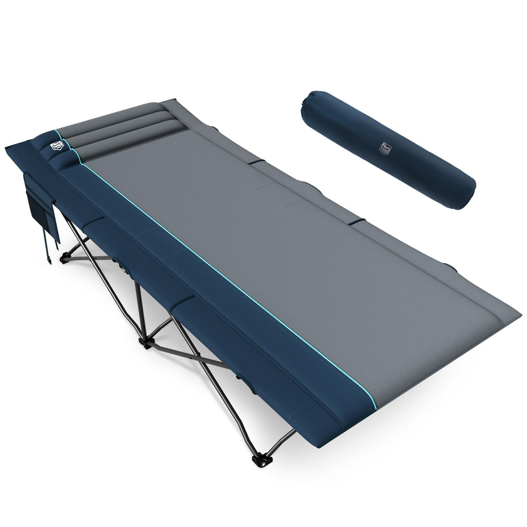 Extra Wide Heavy Duty Camping Cot with Carry Bag N319