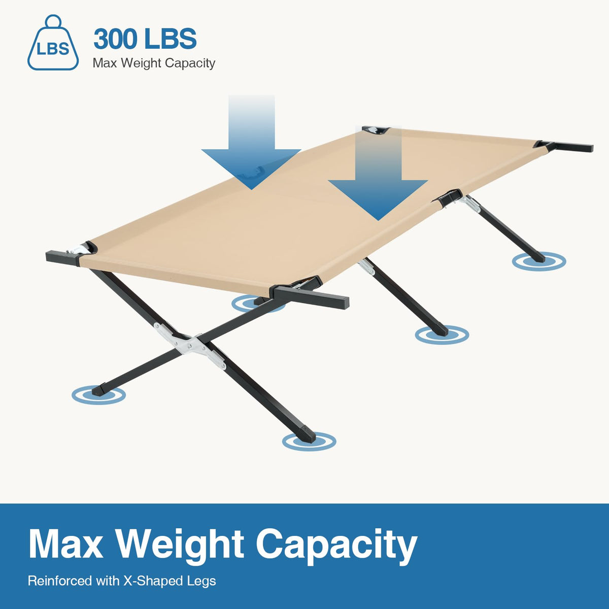 Foldable Camping Cot V743975