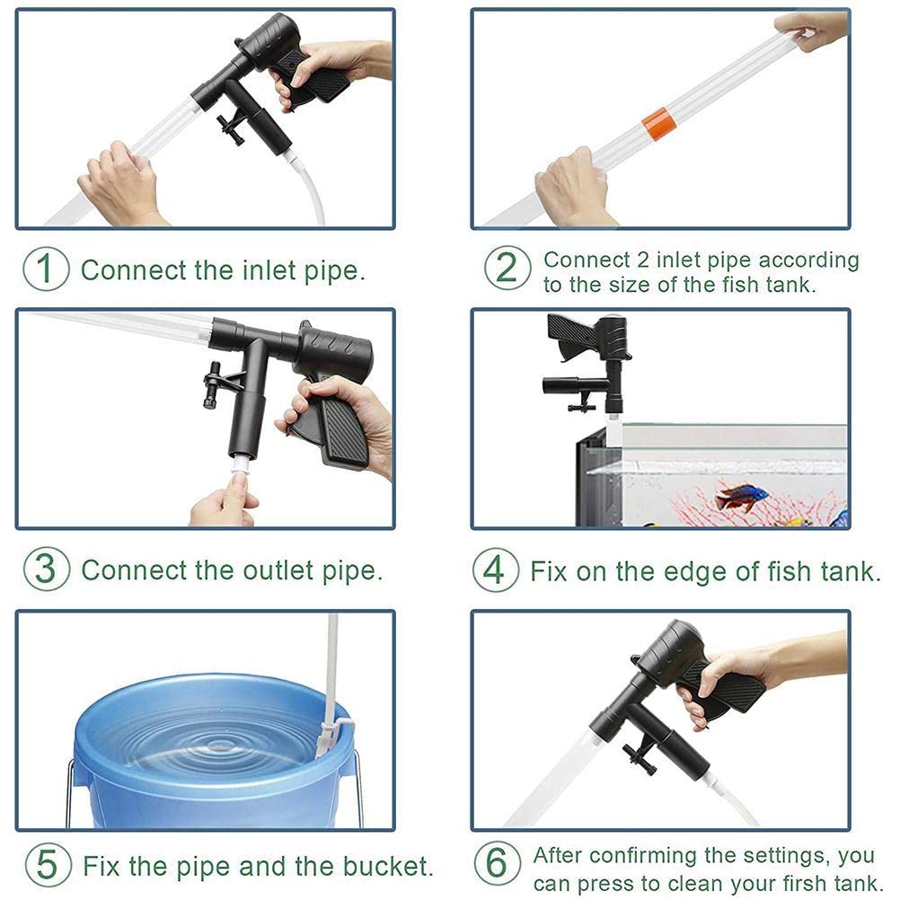 5 in 1 Aquarium Gravel Cleaner C737521