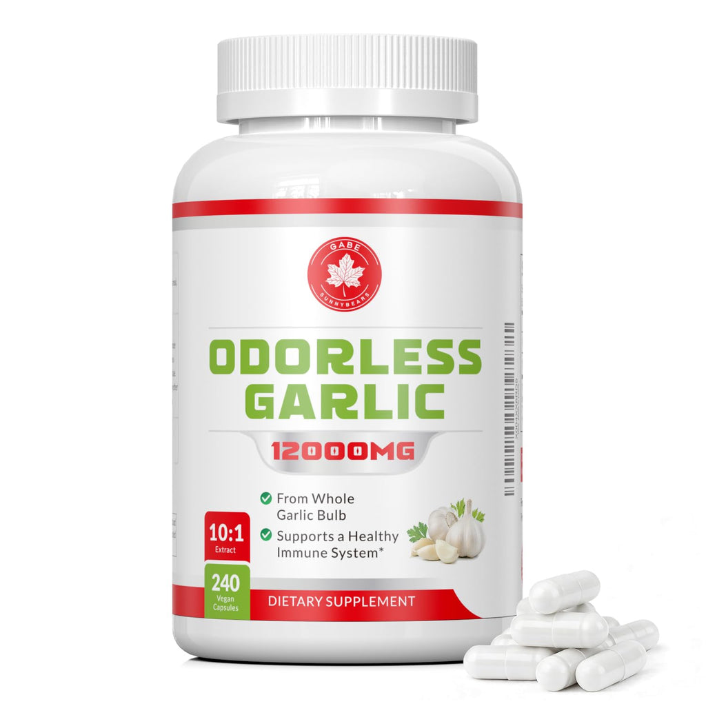 Odorless Aged Garlic Extract 12,000 mg 240 Veg Caps V198715
