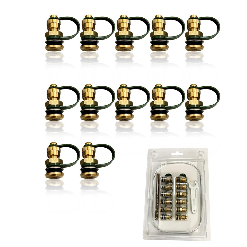 Brass Gas Can Vent Caps 12 Pack J3092