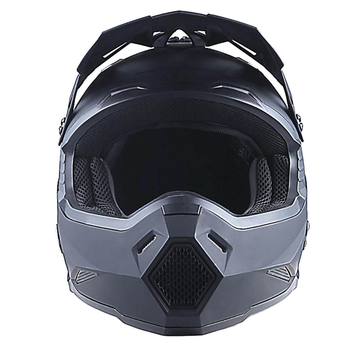 Full Face Motocross Helmet Matt Black B77384