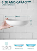 White Pasta Bowls Set of 4 and Jumbo Mugs Set of 4 E945694