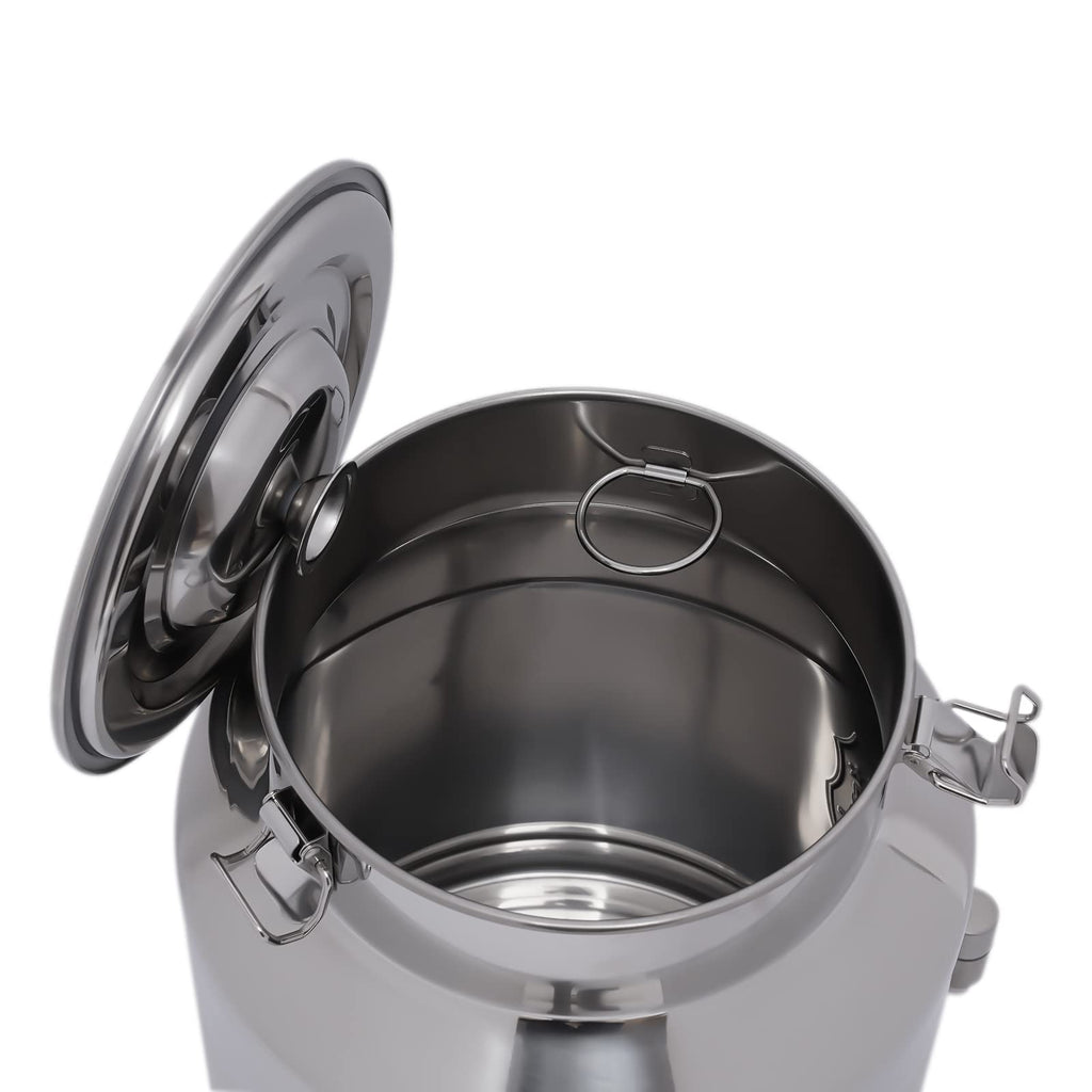304 Stainless Steel 28L Sealed Lid Faucet Milk Can T2760