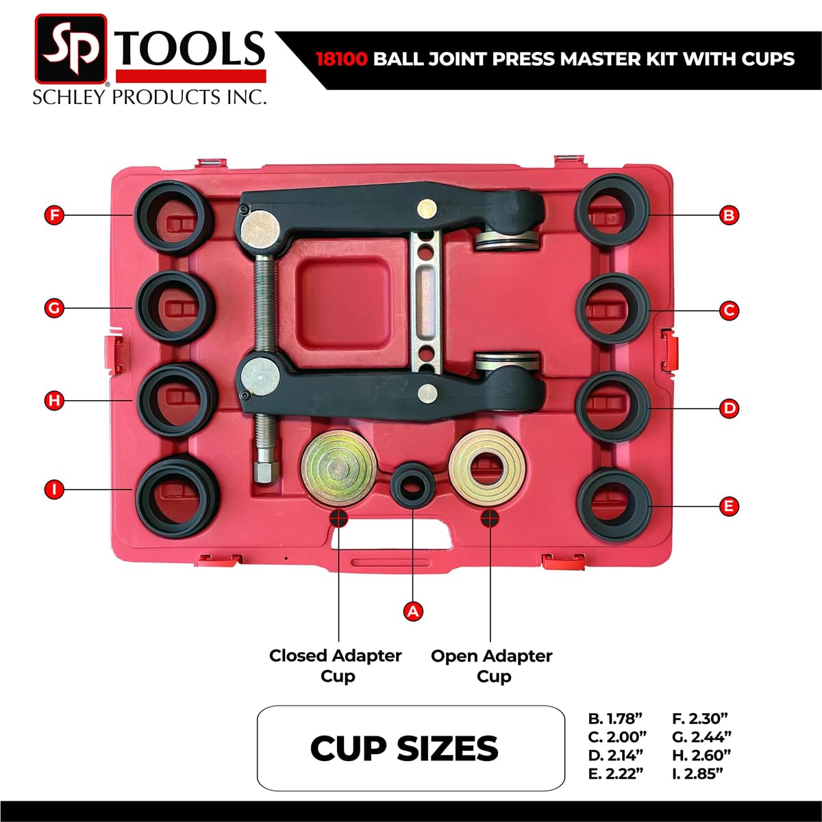 Ball Joint Press Master Kit with Cups G34474