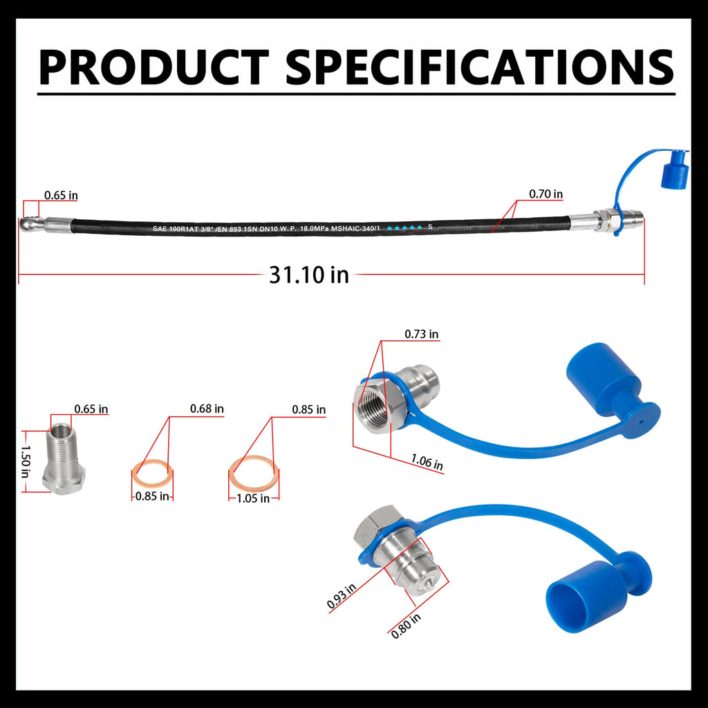 Hydraulic Top Link Cat 1-1 Q94013