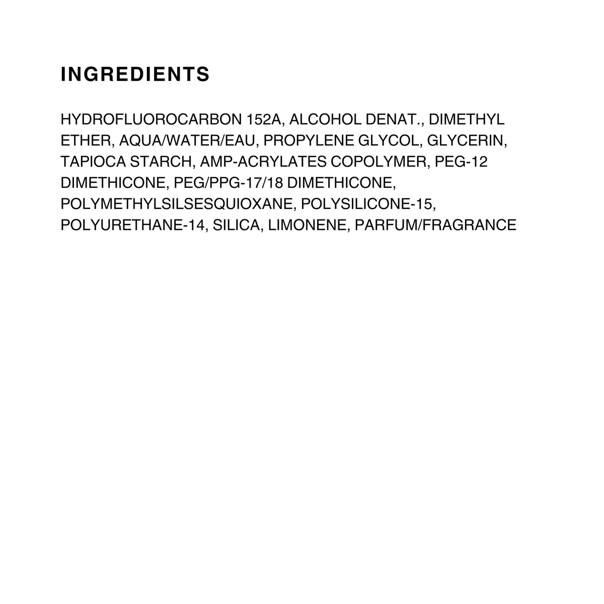 Dry Texture Spray Q671