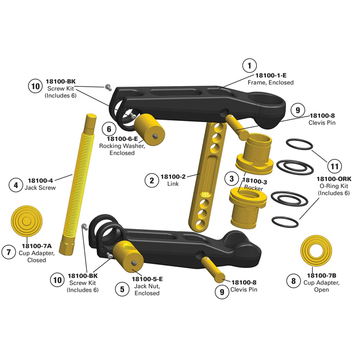 Ball Joint Press Master Kit with Cups G34474