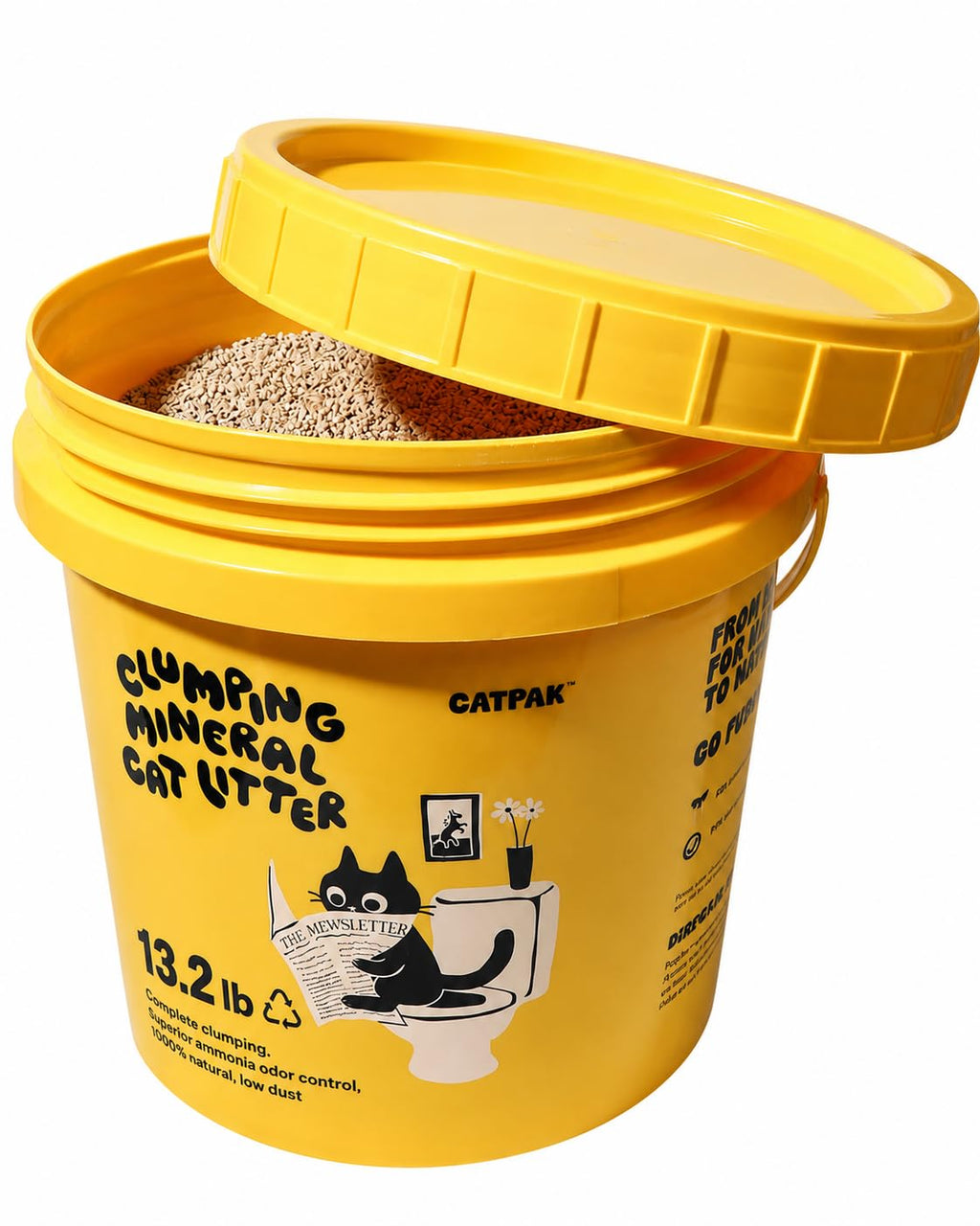 Unscented Low Dust Clumping Mineral Cat Litter 13.2 lb C83643