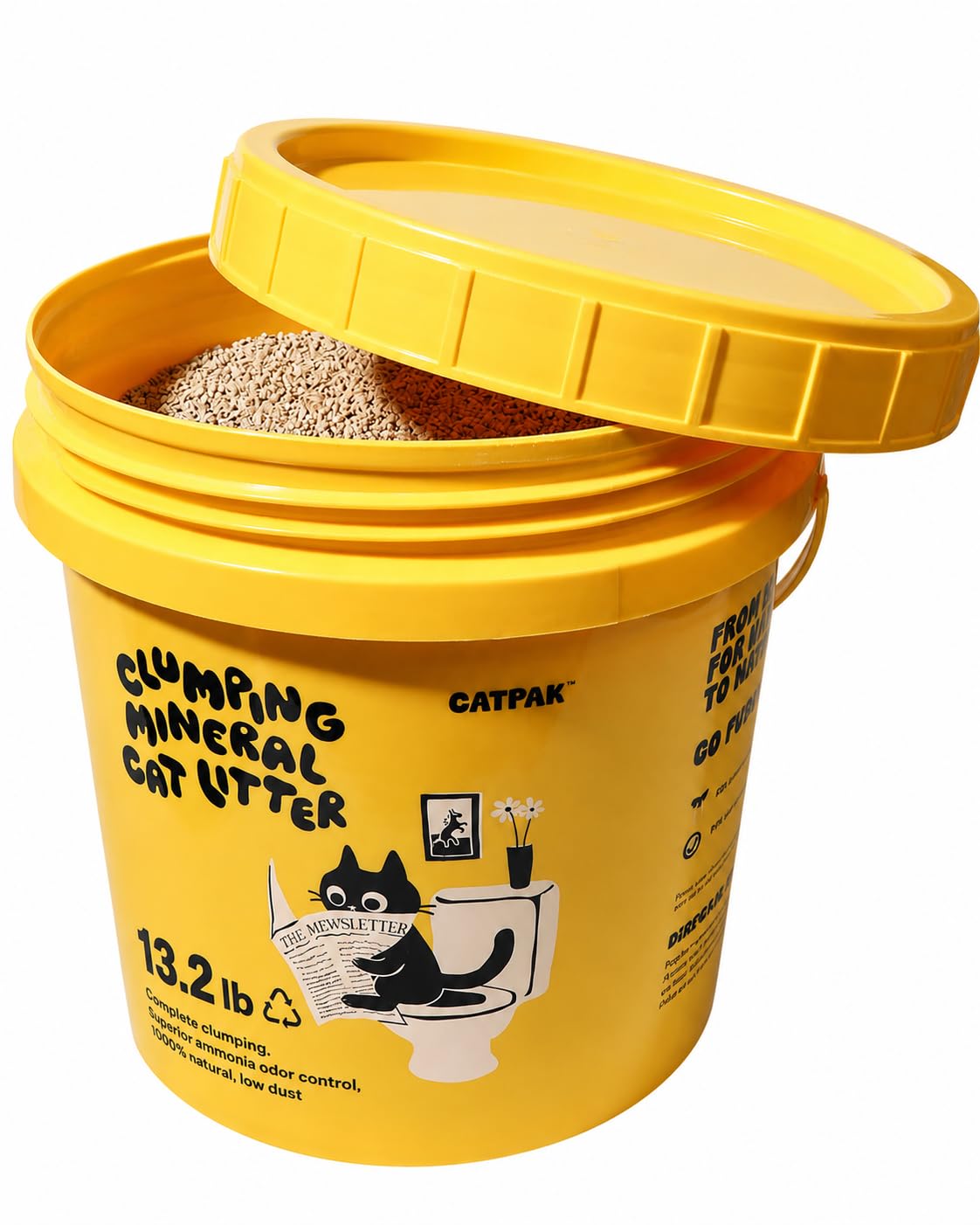 Unscented Low Dust Clumping Mineral Cat Litter 13.2 lb C83643