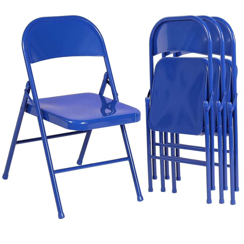 Metal Folding Chairs 4 Pack L45643