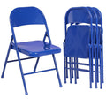 Metal Folding Chairs 4 Pack L45643