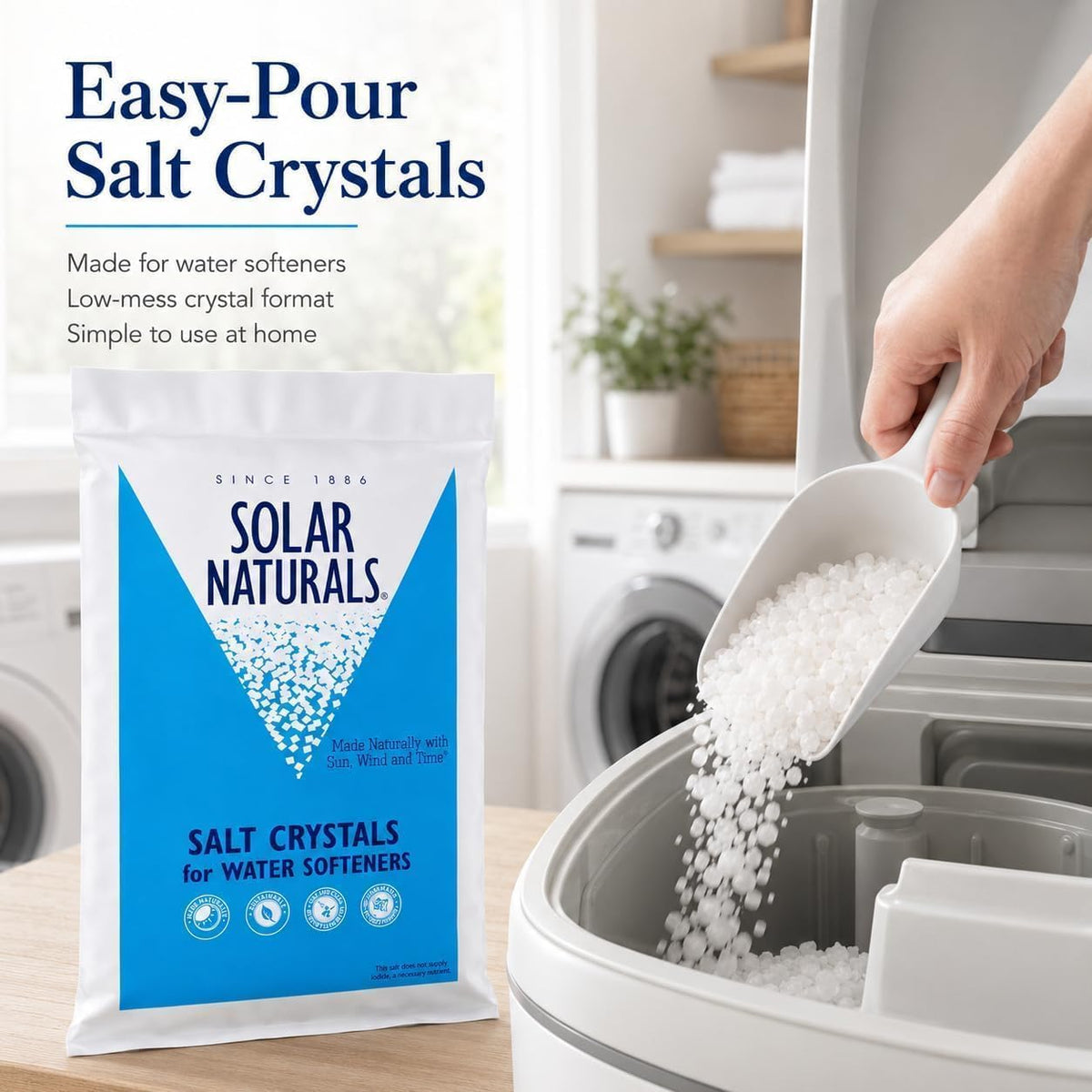 Natural Salt Crystals 40 lb Bag S969