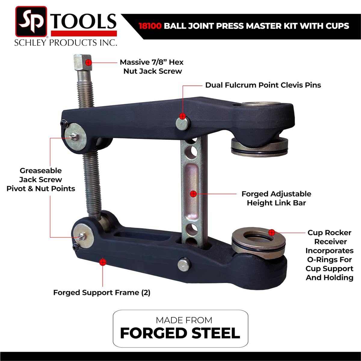 Ball Joint Press Master Kit with Cups G34474