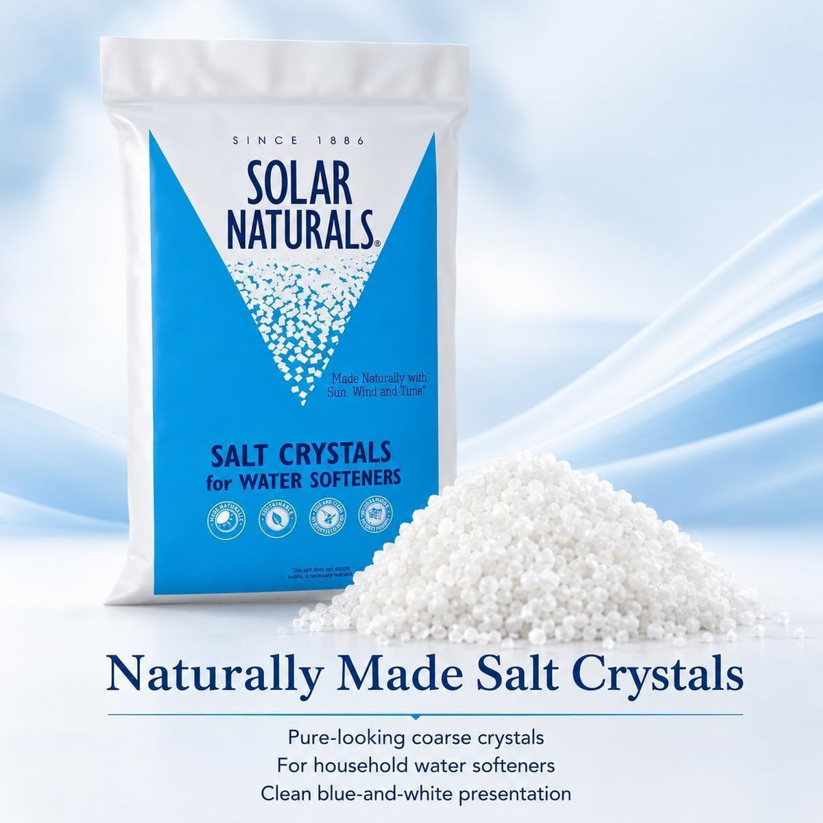 Natural Salt Crystals 40 lb Bag S969