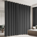 Blackout Room Divider Curtains with Hooks 1 Panel W100 × L84 Inch Black D880621
