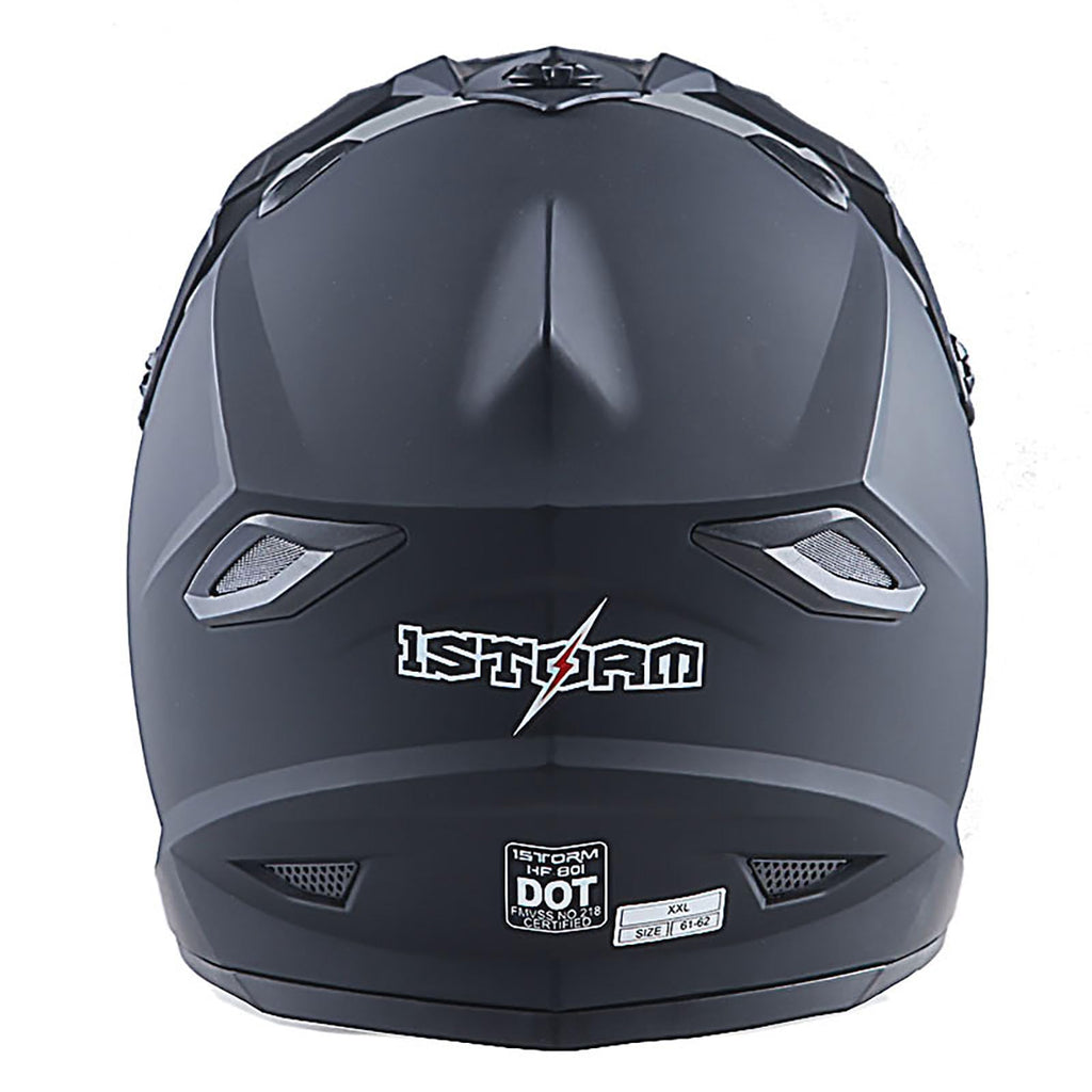 Full Face Motocross Helmet Matt Black B77384