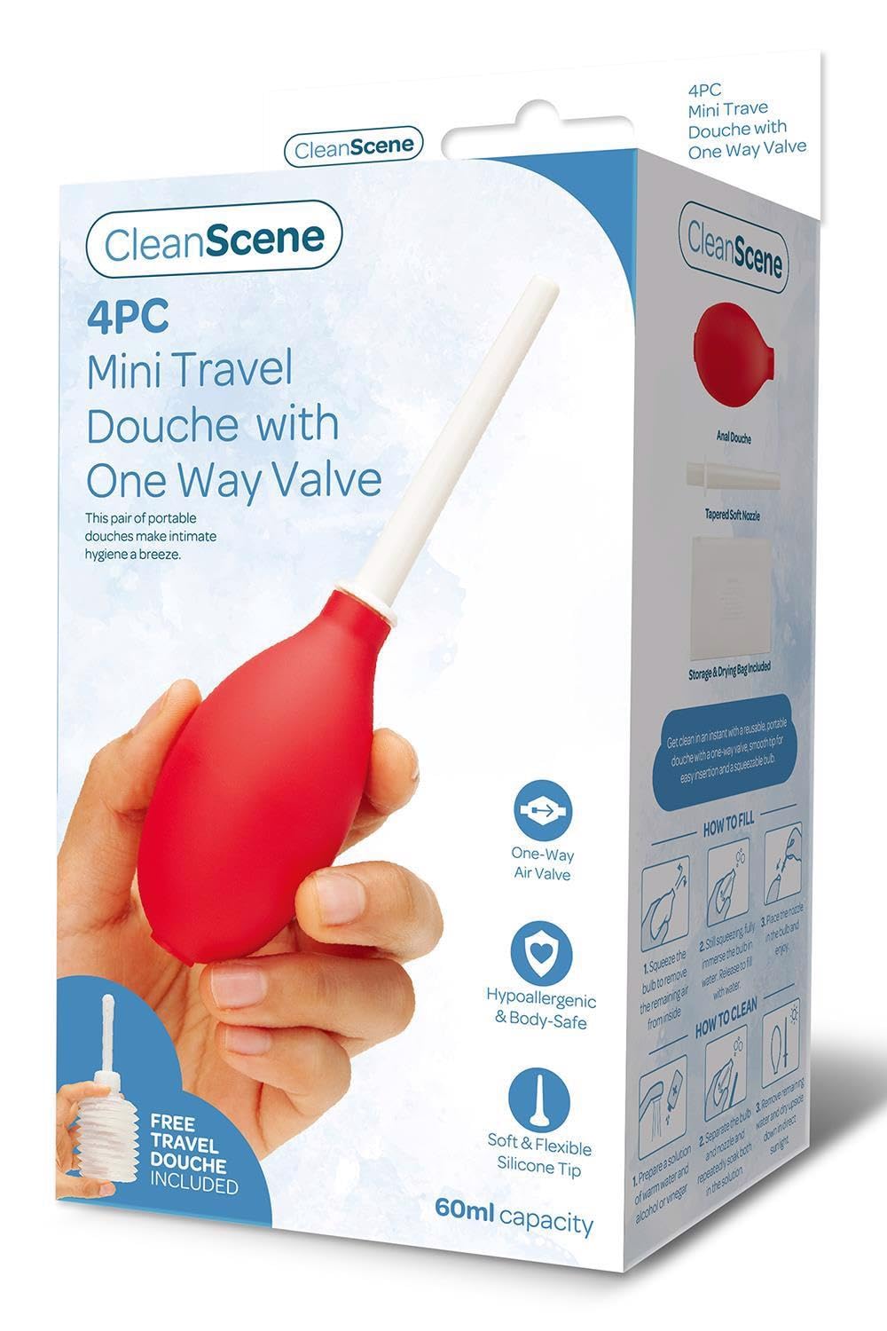Mini Travel Douche with One Way Z4248