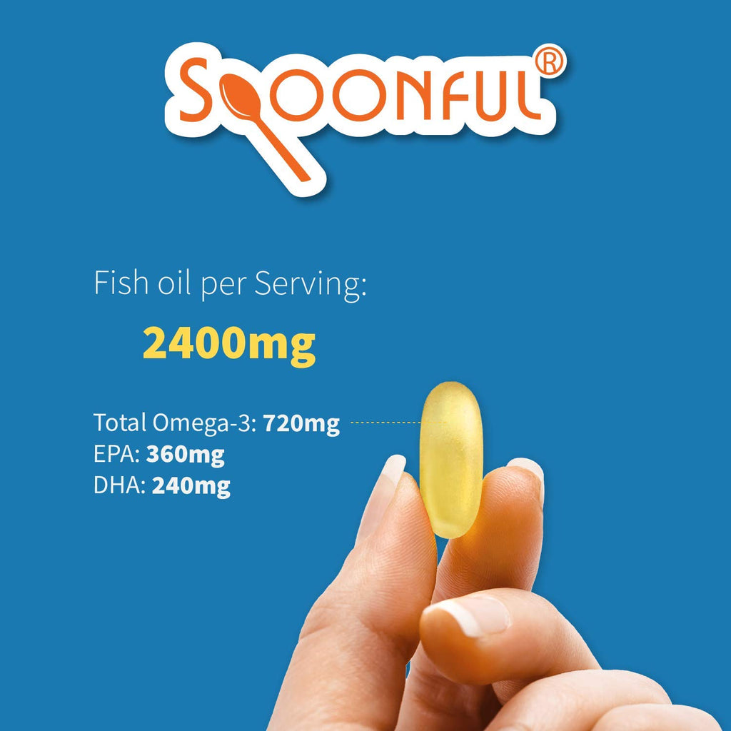 Omega 3 Fish Oil 2400mg 200 Capsules Softgel S721788