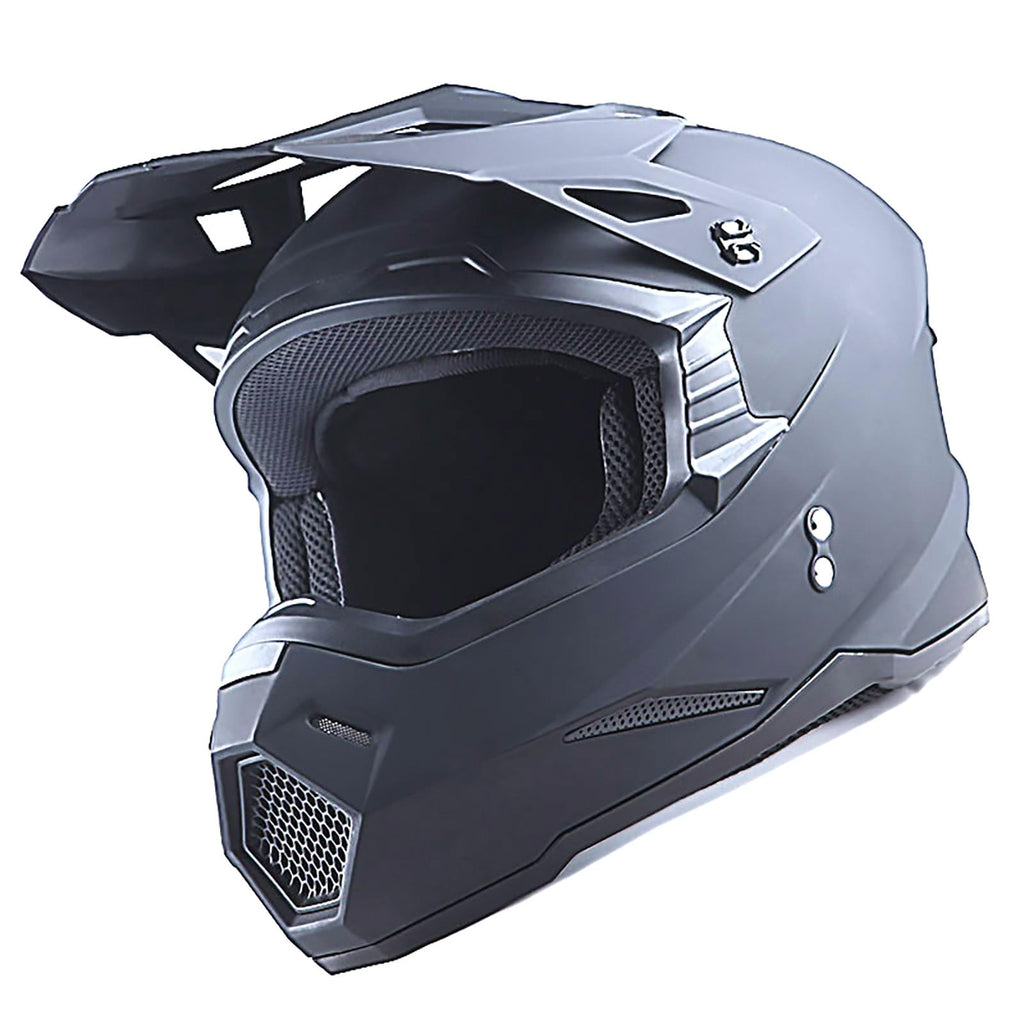 Full Face Motocross Helmet Matt Black B77384