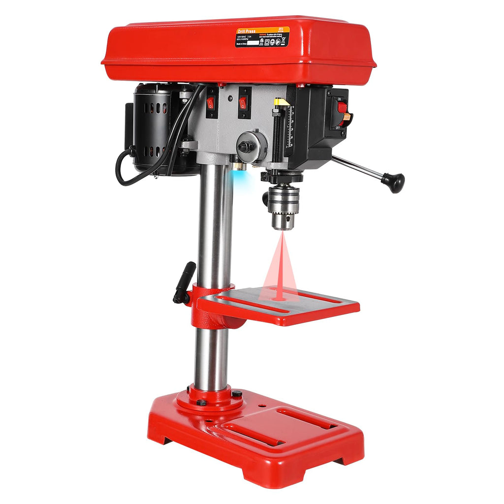 8" Benchtop Drill Press with 5 Adjustable Speeds V916996