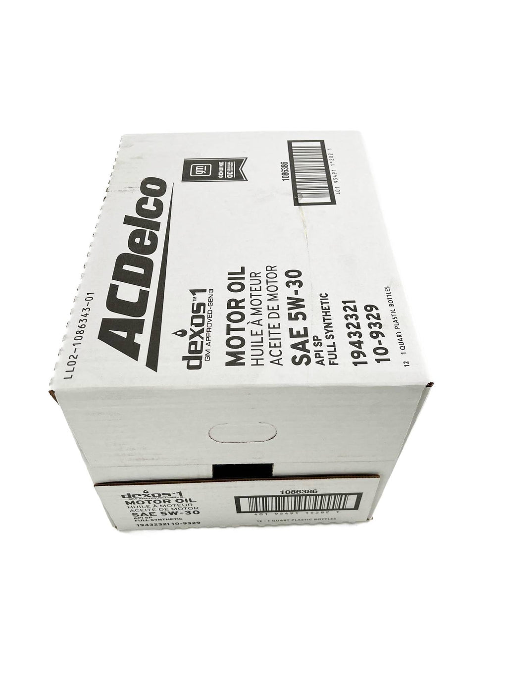 5W-30 Full Synthetic Motor Oil 1 qt Case of 12 O2653