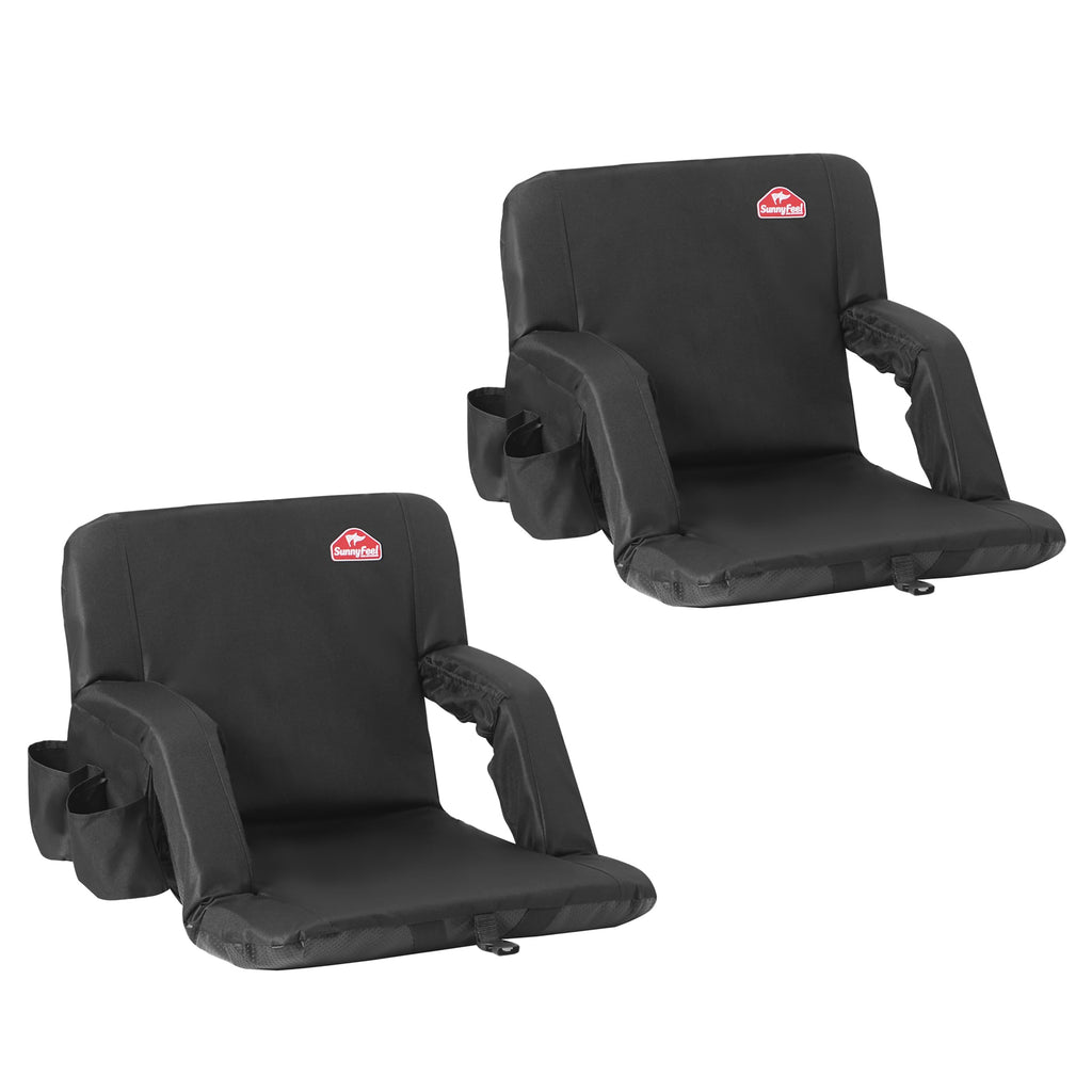 Foldable Stadium Seats 2-Pack with Shoulder Straps I5917