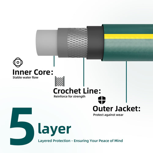 100 ft Heavy Duty 3/4 in. Garden Hose Z361