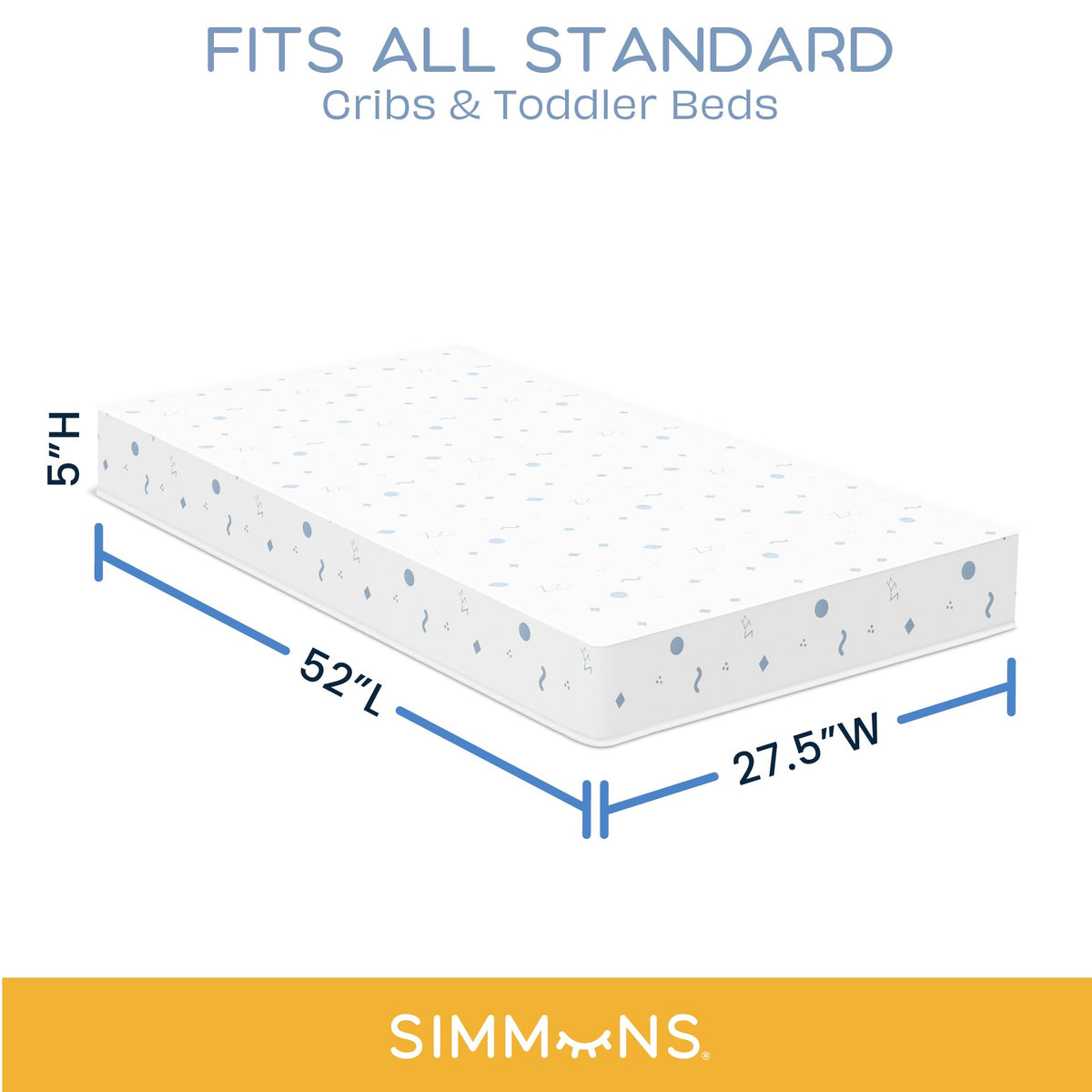 Dual Sided Baby Crib & Toddler Mattress Y216206