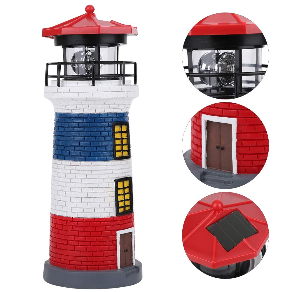 Solar Lighthouse Statue Outdoor Light O128094