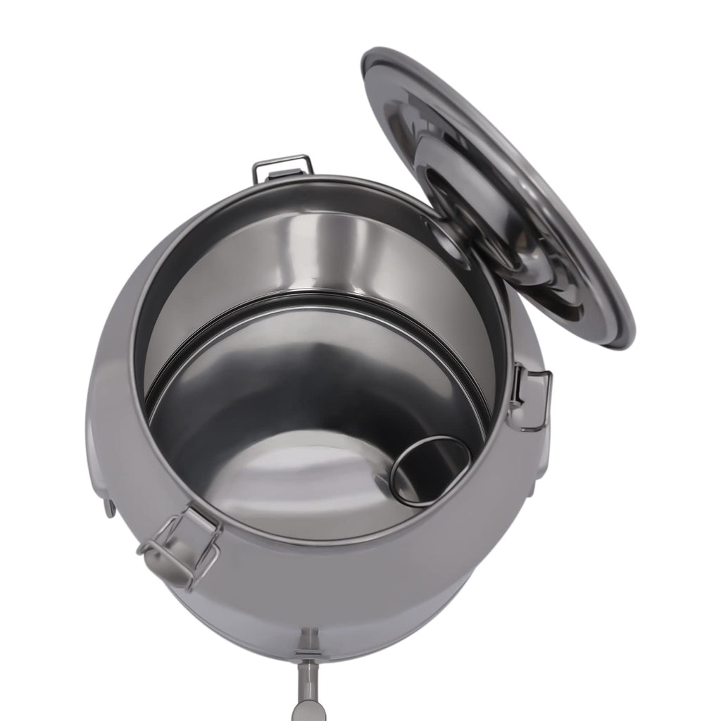 304 Stainless Steel 28L Sealed Lid Faucet Milk Can T2760