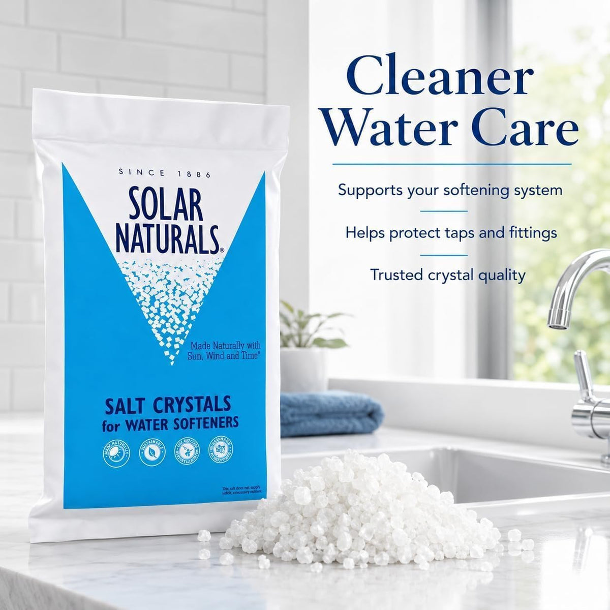Natural Salt Crystals 40 lb Bag S969