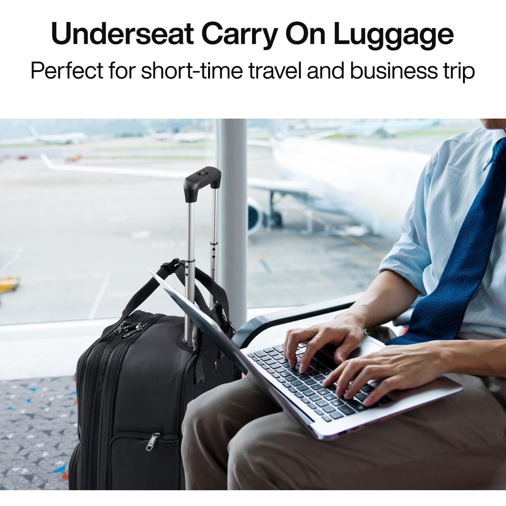 16 Inch Underseat Carry On Luggage with 2 Wheels A229