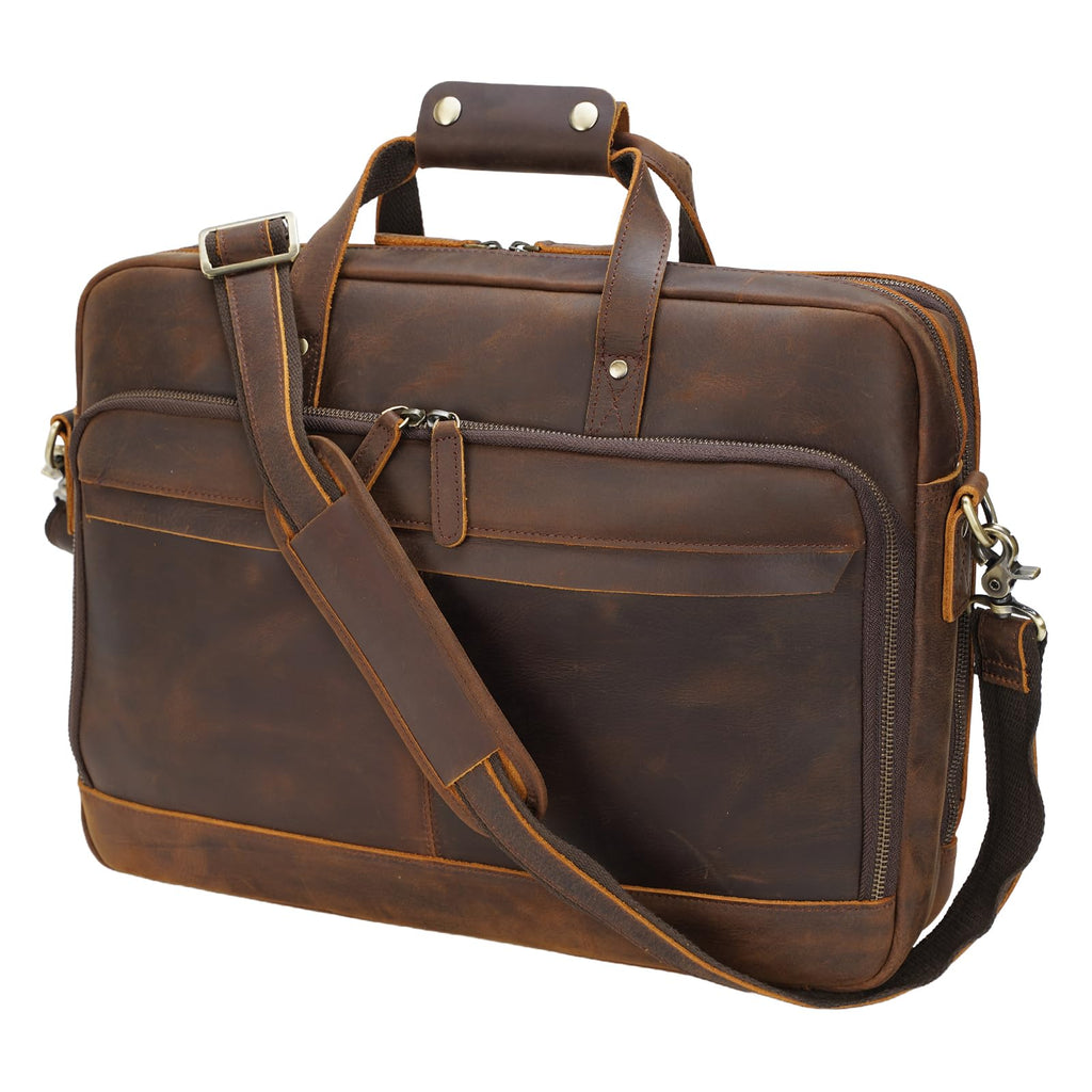 Leather Laptop Briefcase L770