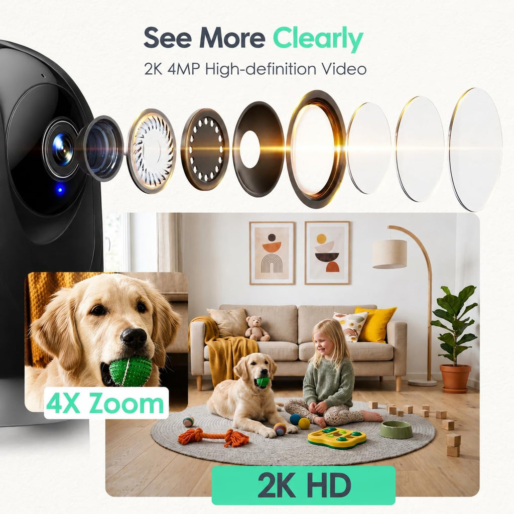 2K Indoor Camera with Motion Tracking M436