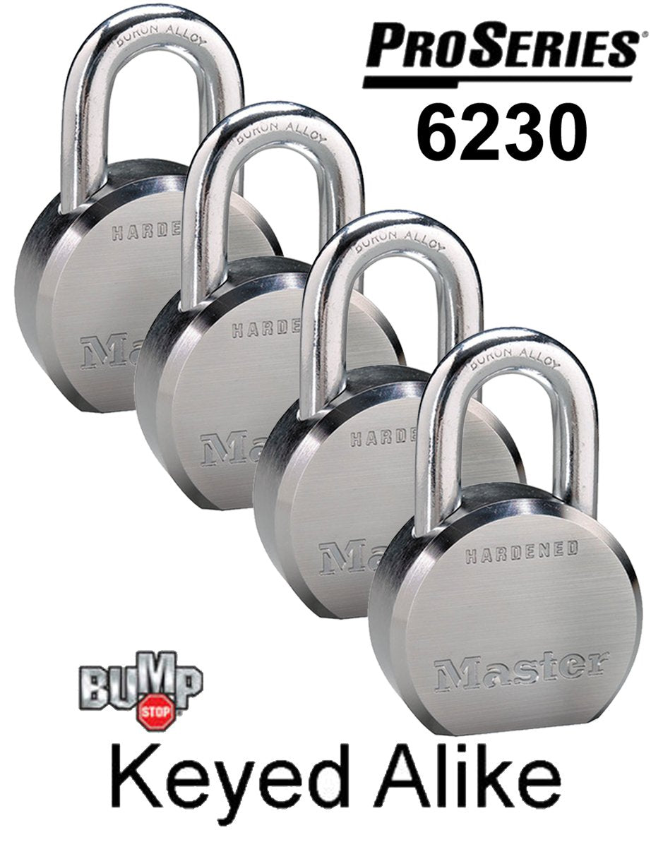 Keyed Alike Padlocks with 8 Keys L300