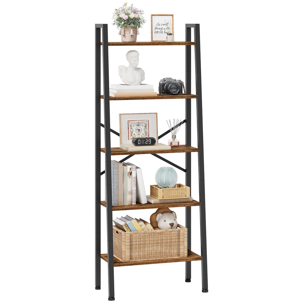 5-Tier Metal Ladder Bookshelf N79949
