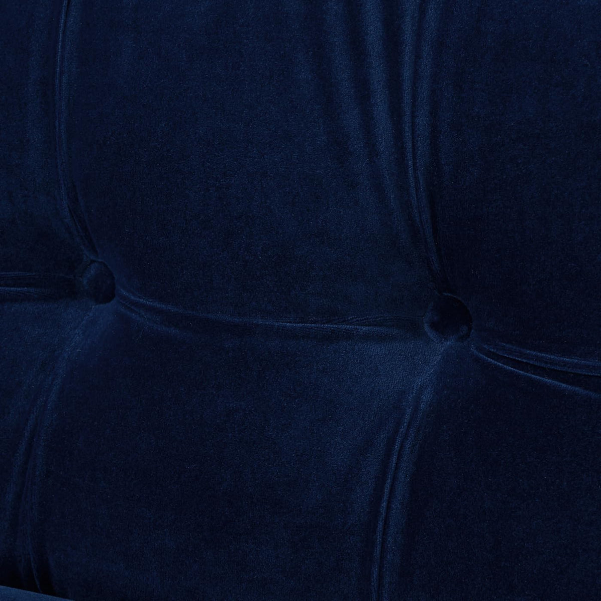 84" Navy Blue Tufted Velvet Sofa D4809